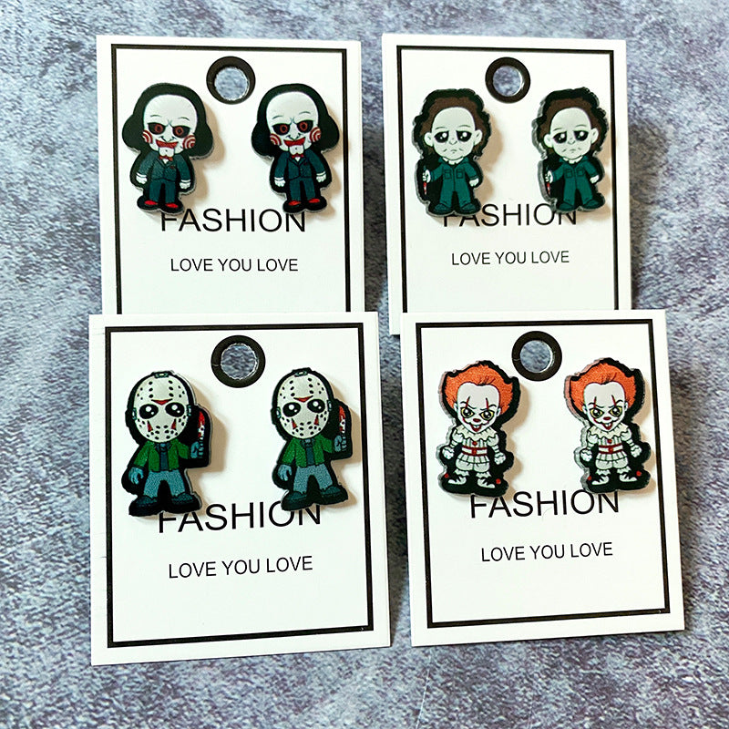 Cross Acrylic Earrings - product image 2