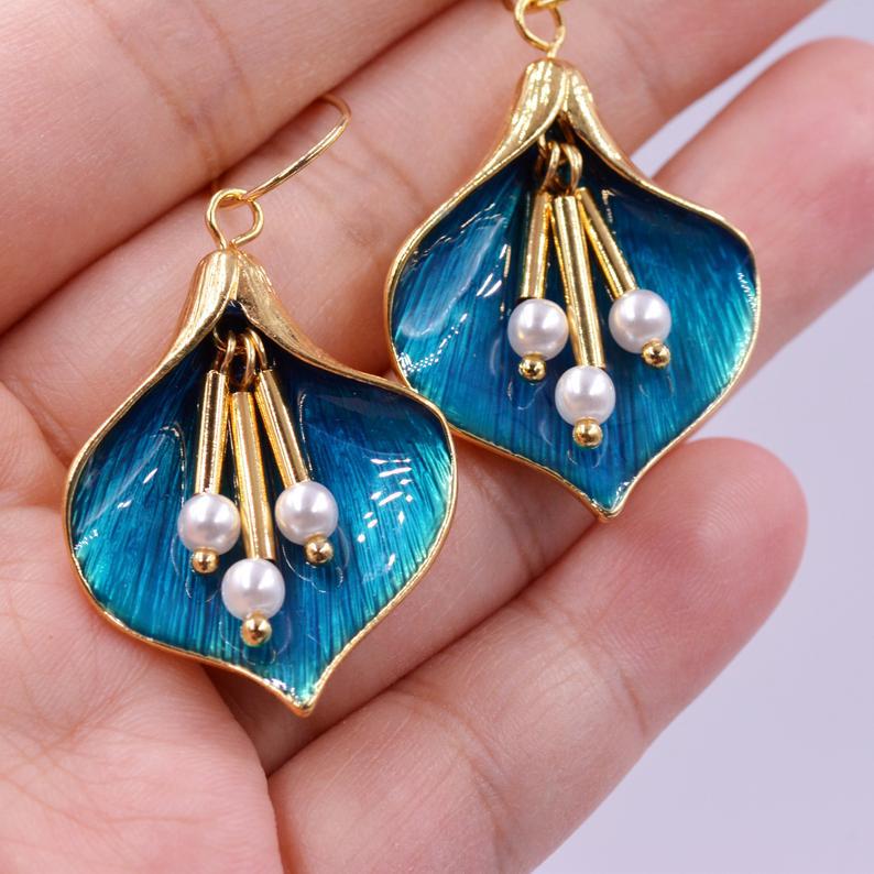 Floral Cross Earrings - product image 21