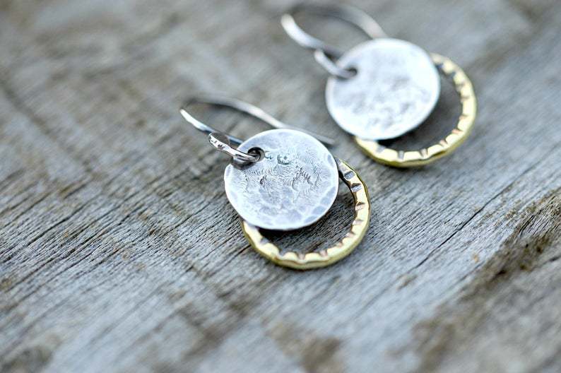 Vintage Cross Earrings