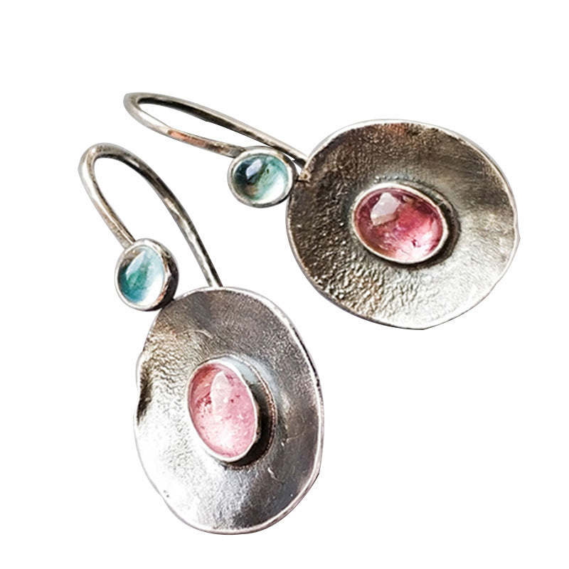 Boho Vintage Moon Cross Earrings - product image 5