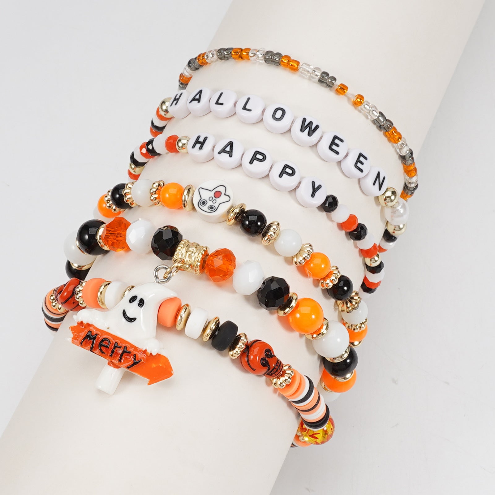 Cross Beaded Bracelet