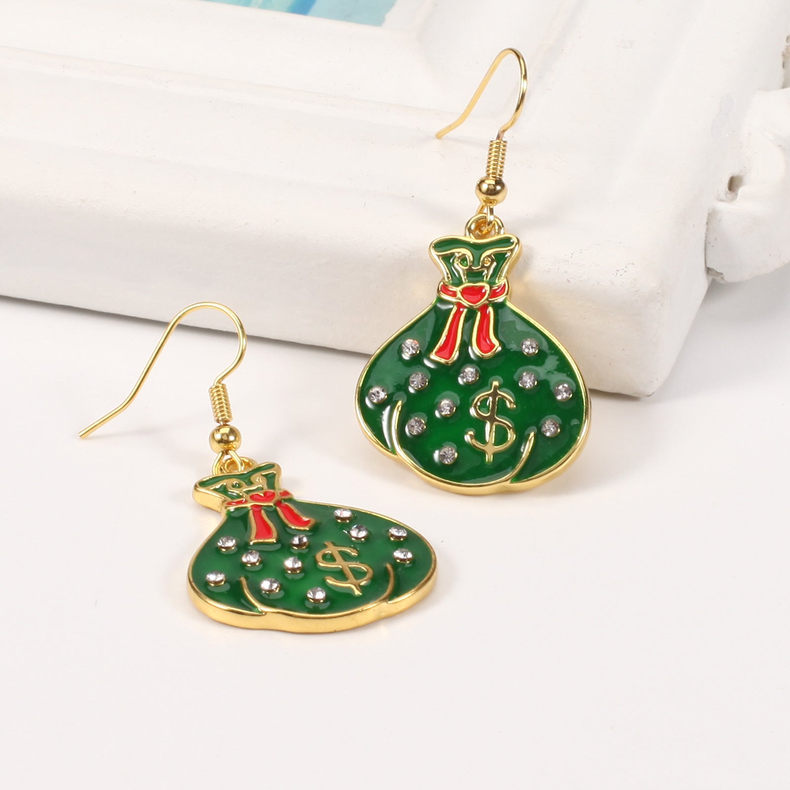 Christmas Earrings - Money Bag - Gift Box - Hat - Shoes - Gloves - Scarf - - product image 17