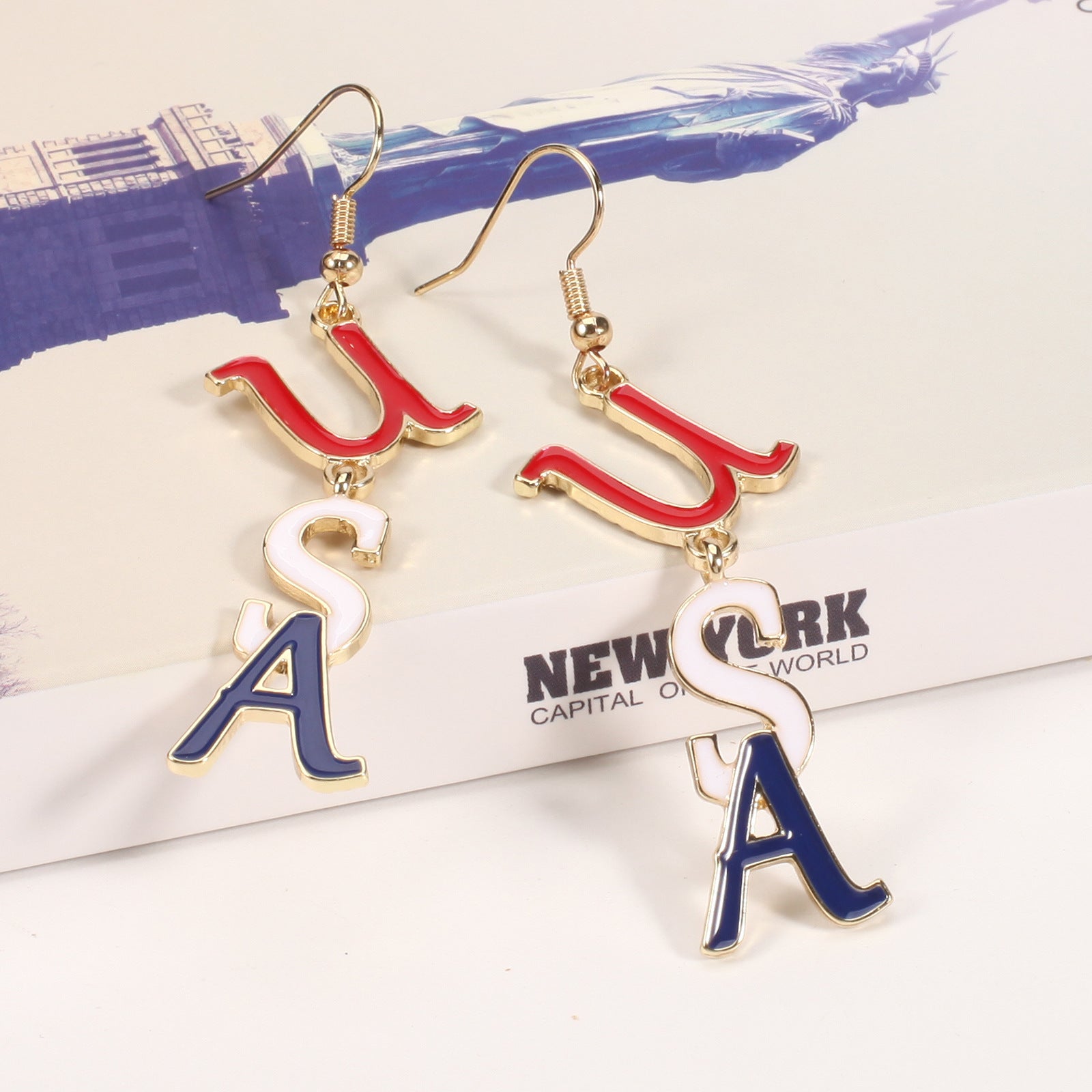 Cross Flag Earrings - product image 42