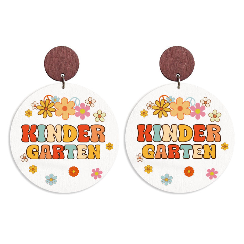 Boho Vintage Cross Wood Earrings - product image 2