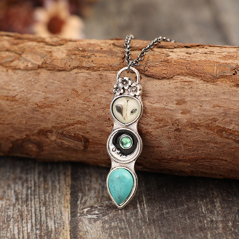 Turquoise Boho Vintage Necklace - product image 2