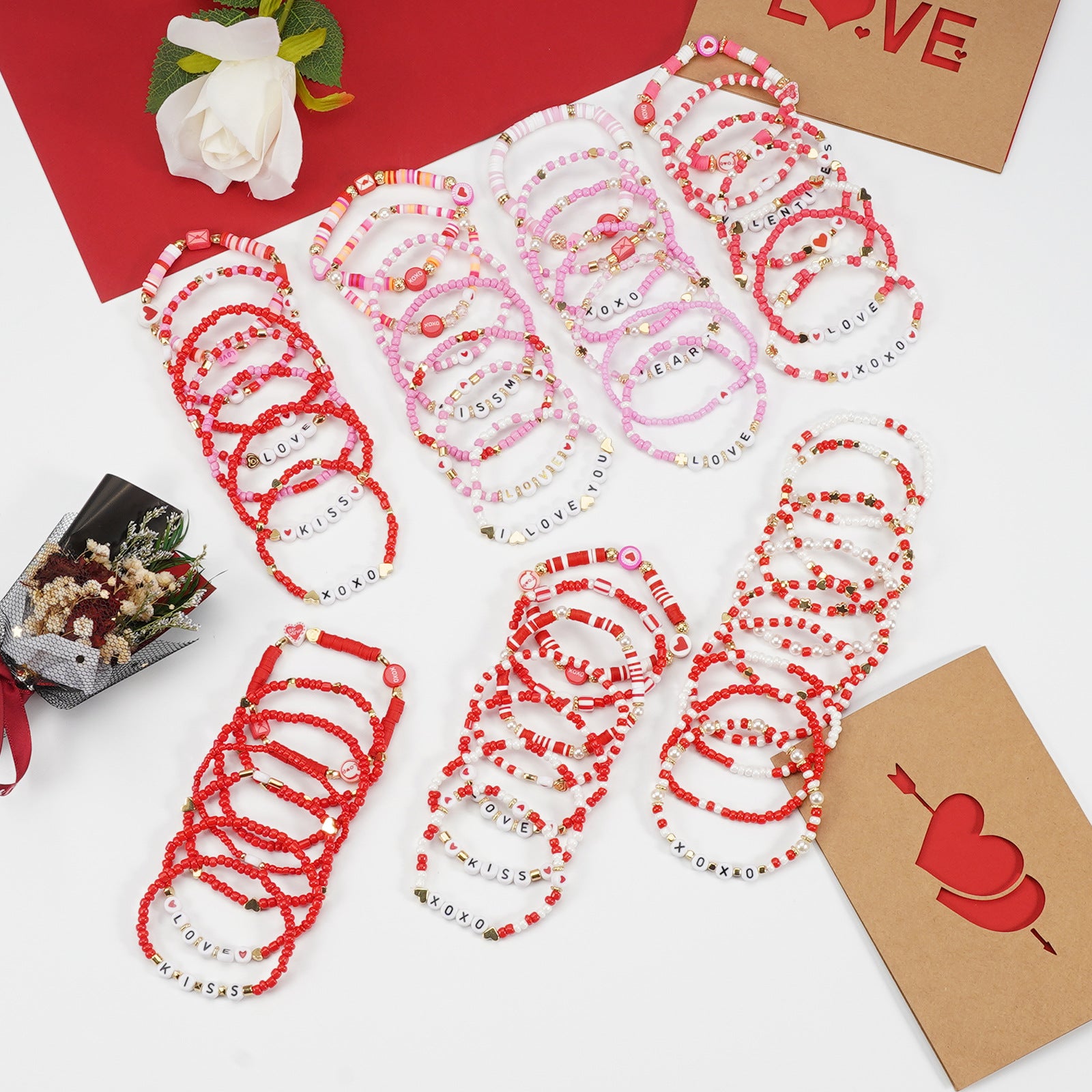Heart Beaded Bracelet - product image 2