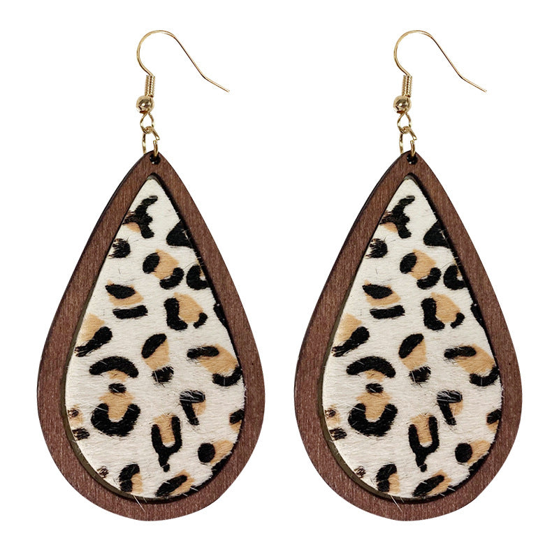 Boho Horse Leather Earrings - product image 5