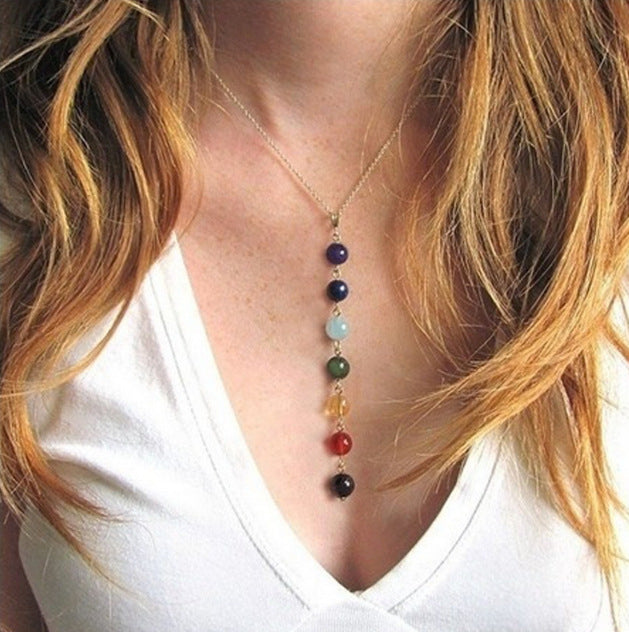 Vintage Cross Beaded Necklace - product image 1