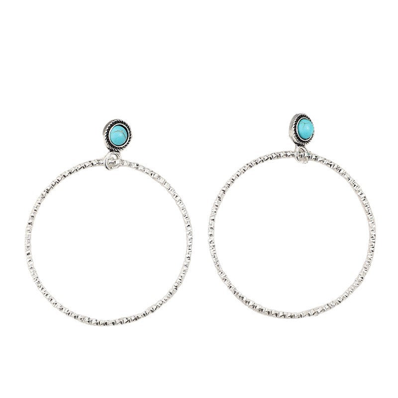 Turquoise Boho Vintage Earrings - product image 5