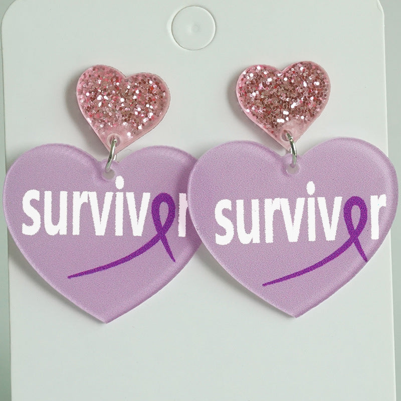 Cross Acrylic Earrings for Women - product image 8