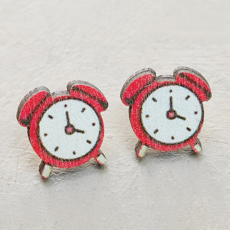 Cross Wood Earrings - product image 11
