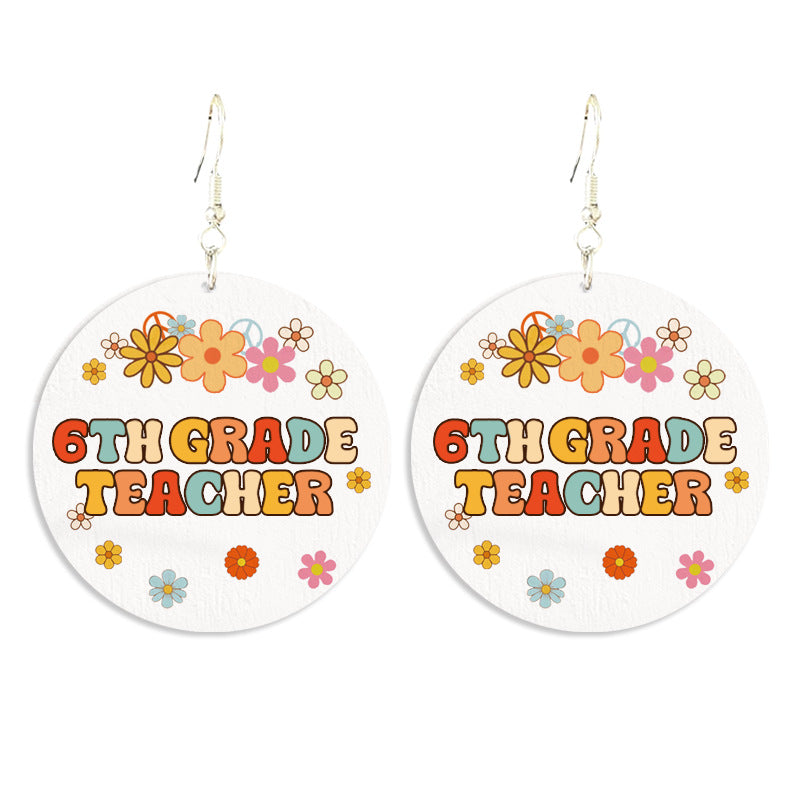 Boho Vintage Cross Wood Earrings - product image 15