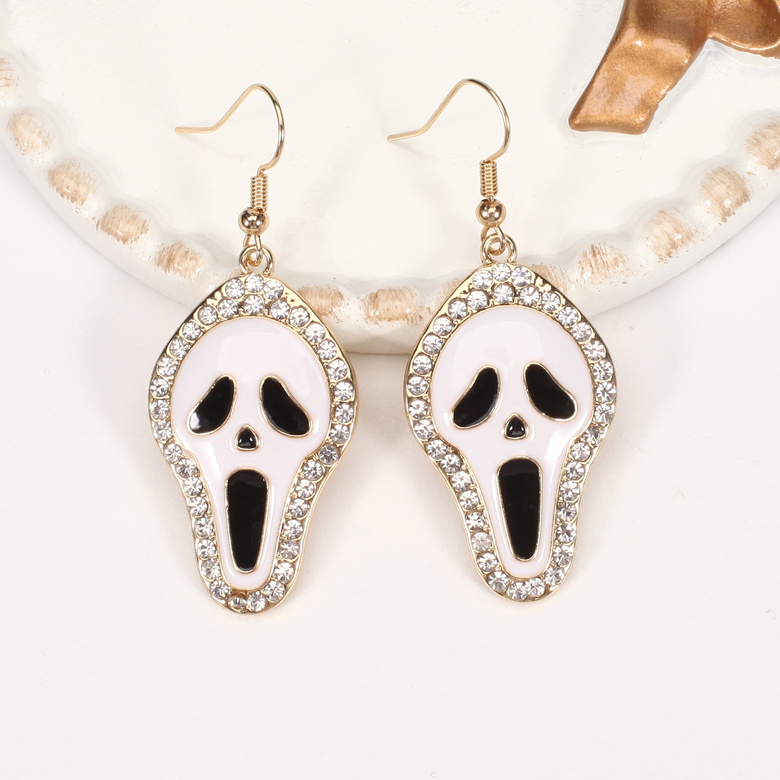 Halloween Earrings Featuring A Little Cat - A Screaming Ghost - A Pumpkin - A - product image 26