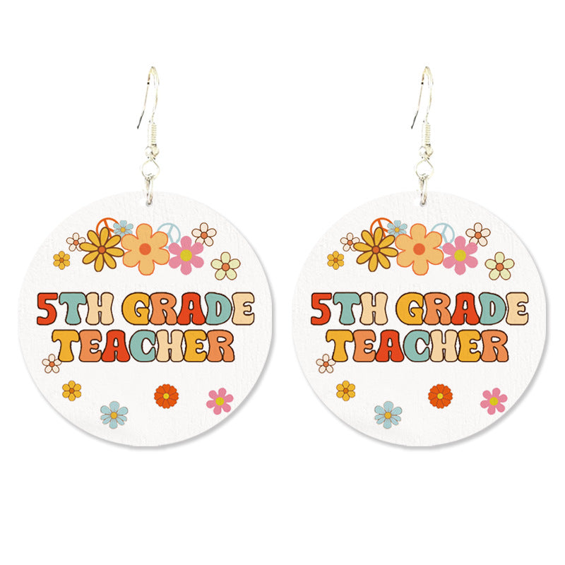 Boho Vintage Cross Wood Earrings - product image 14