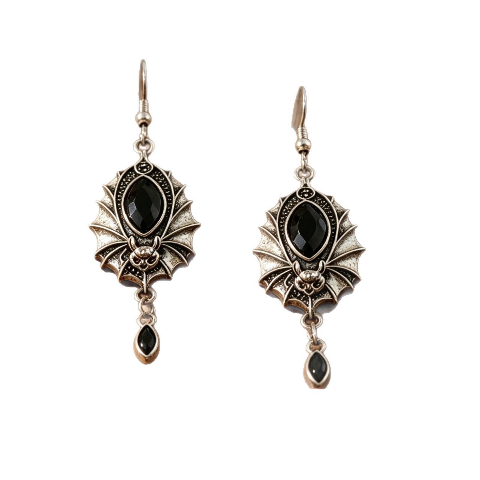 Vintage Cross Crystal Earrings - product image 5