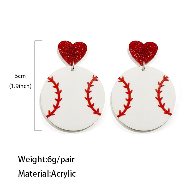 Cross Acrylic Earrings - product image 4