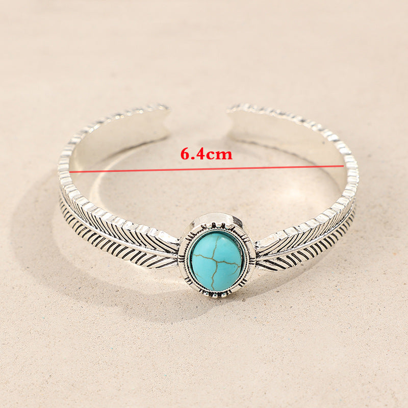 Turquoise Boho Vintage Bracelet - product image 8