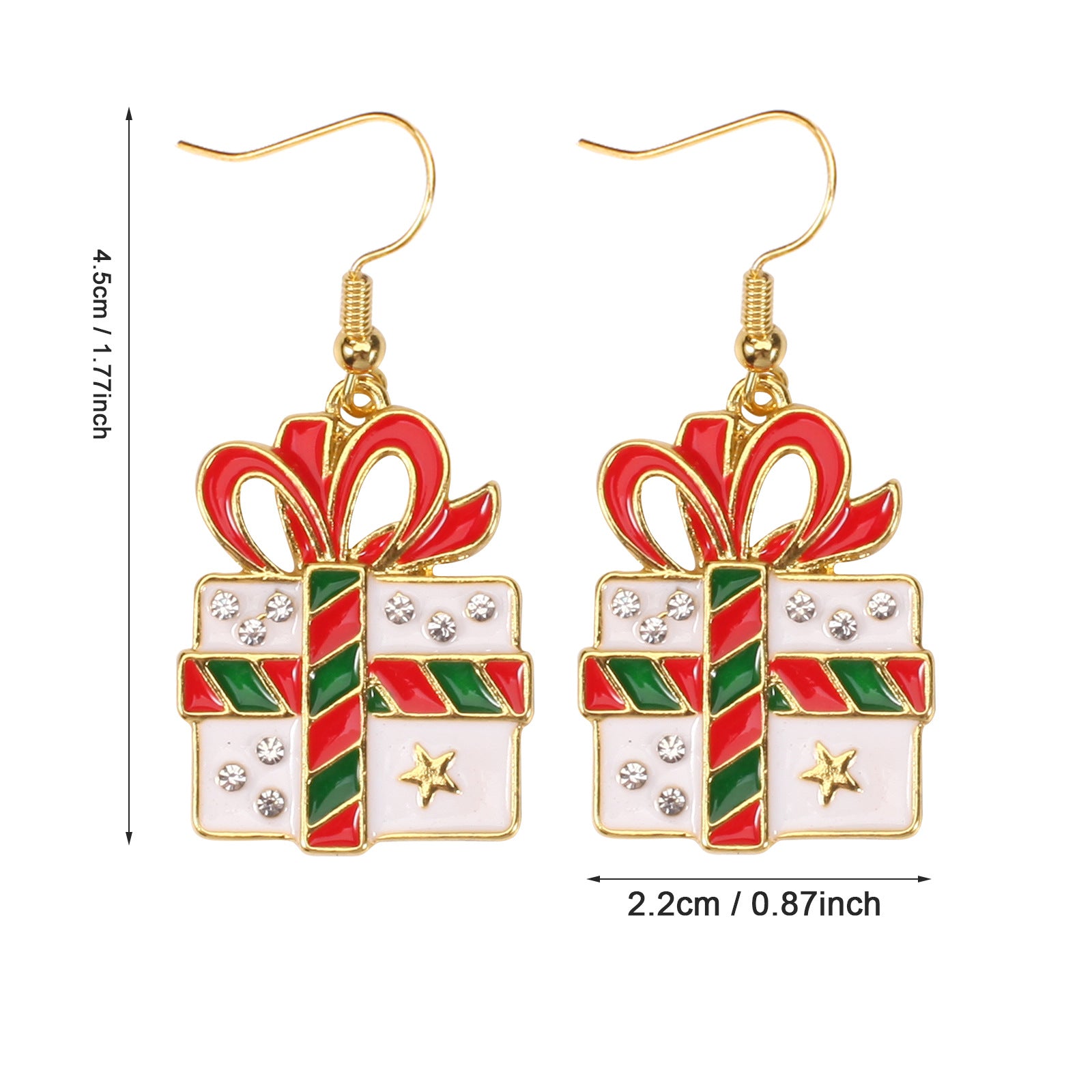 Christmas Earrings - Money Bag - Gift Box - Hat - Shoes - Gloves - Scarf - - product image 3