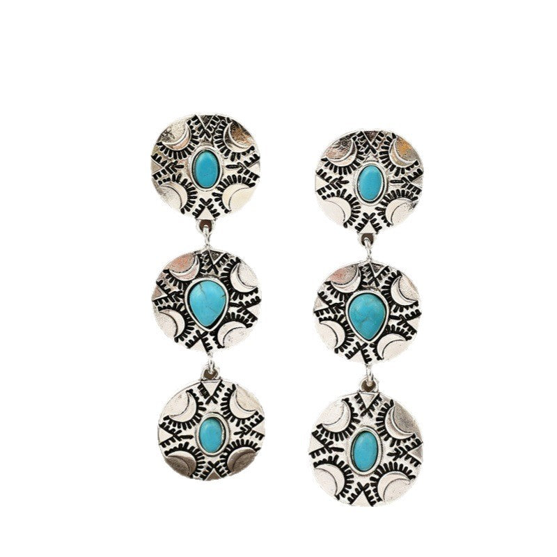 Western Vintage Cross Earrings - product image 5