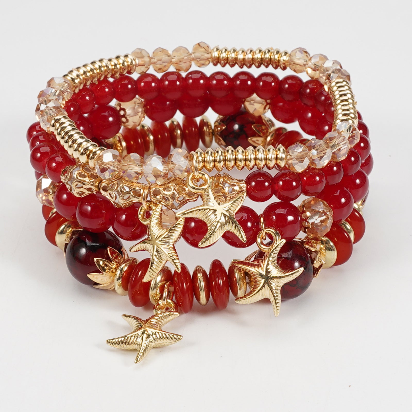 Boho Cross Beaded Crystal Necklace - product image 35