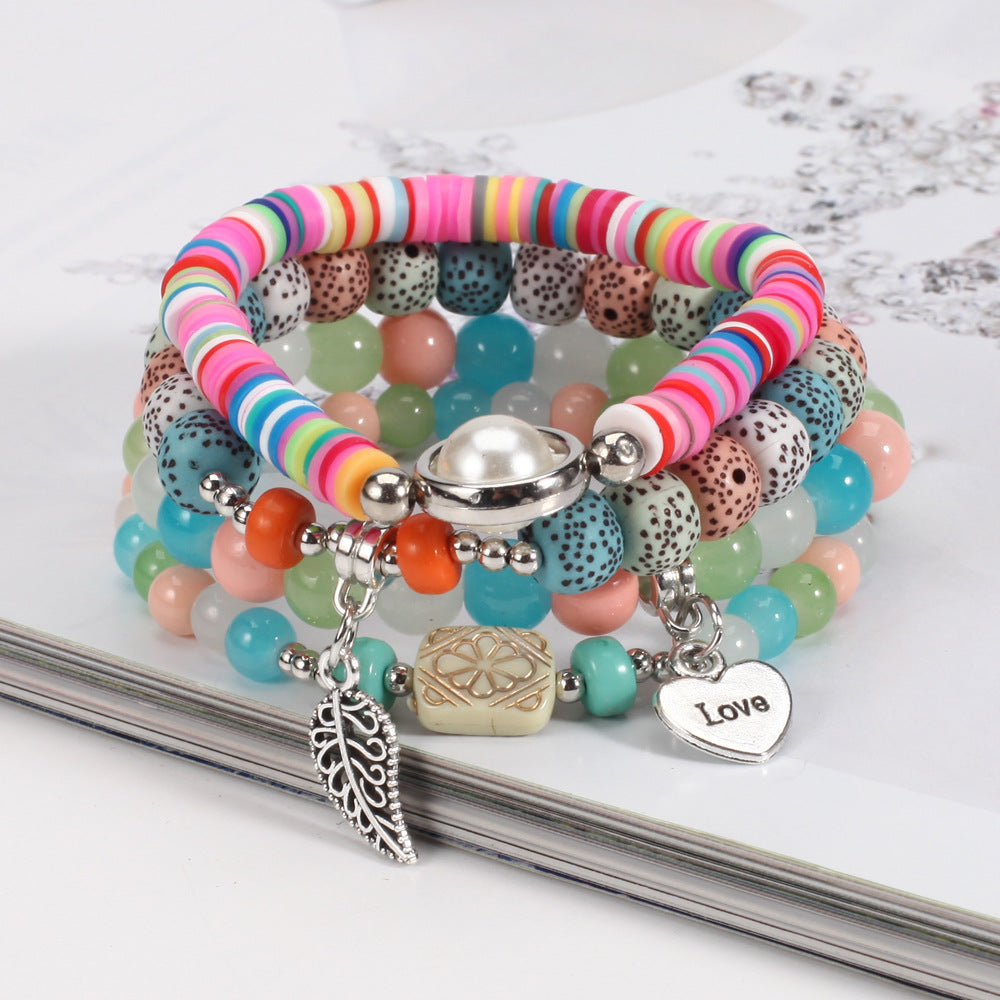 Heart Beaded Necklace for Women - product image 3
