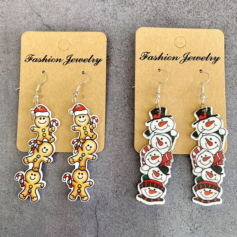 Cross Acrylic Earrings - product image 1