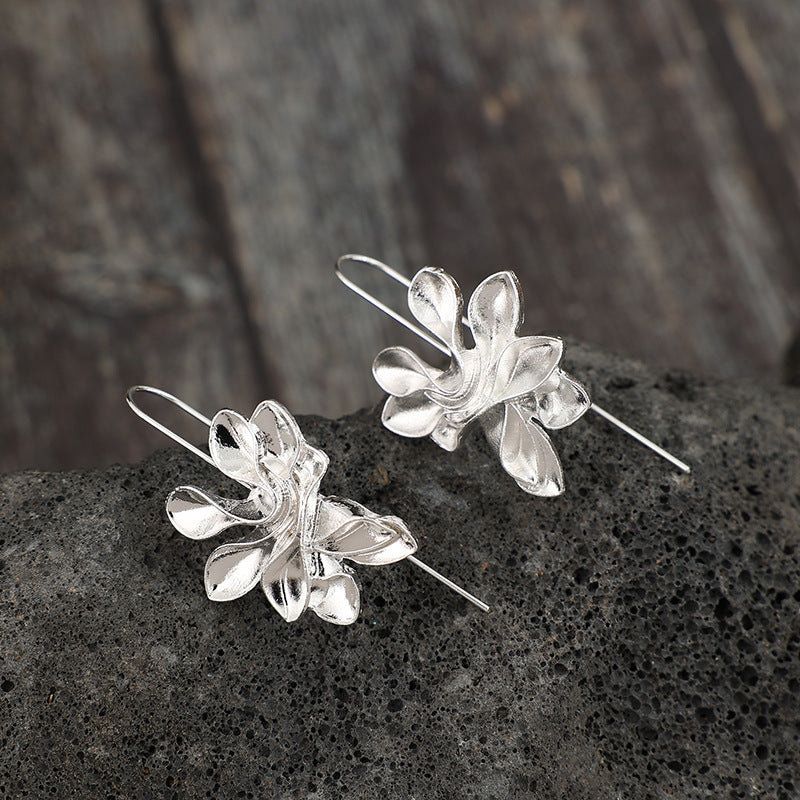 Vintage Floral Cross Earrings for Women - product image 11