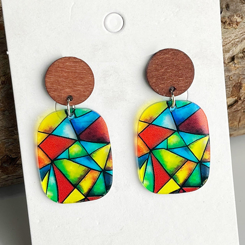 Heart Cross Acrylic Earrings - product image 9