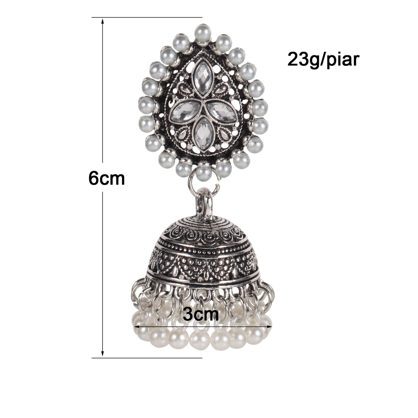 A Pair of Style Earrings - Gold-plated Alloy - Handmade with Tassels and - product image 14