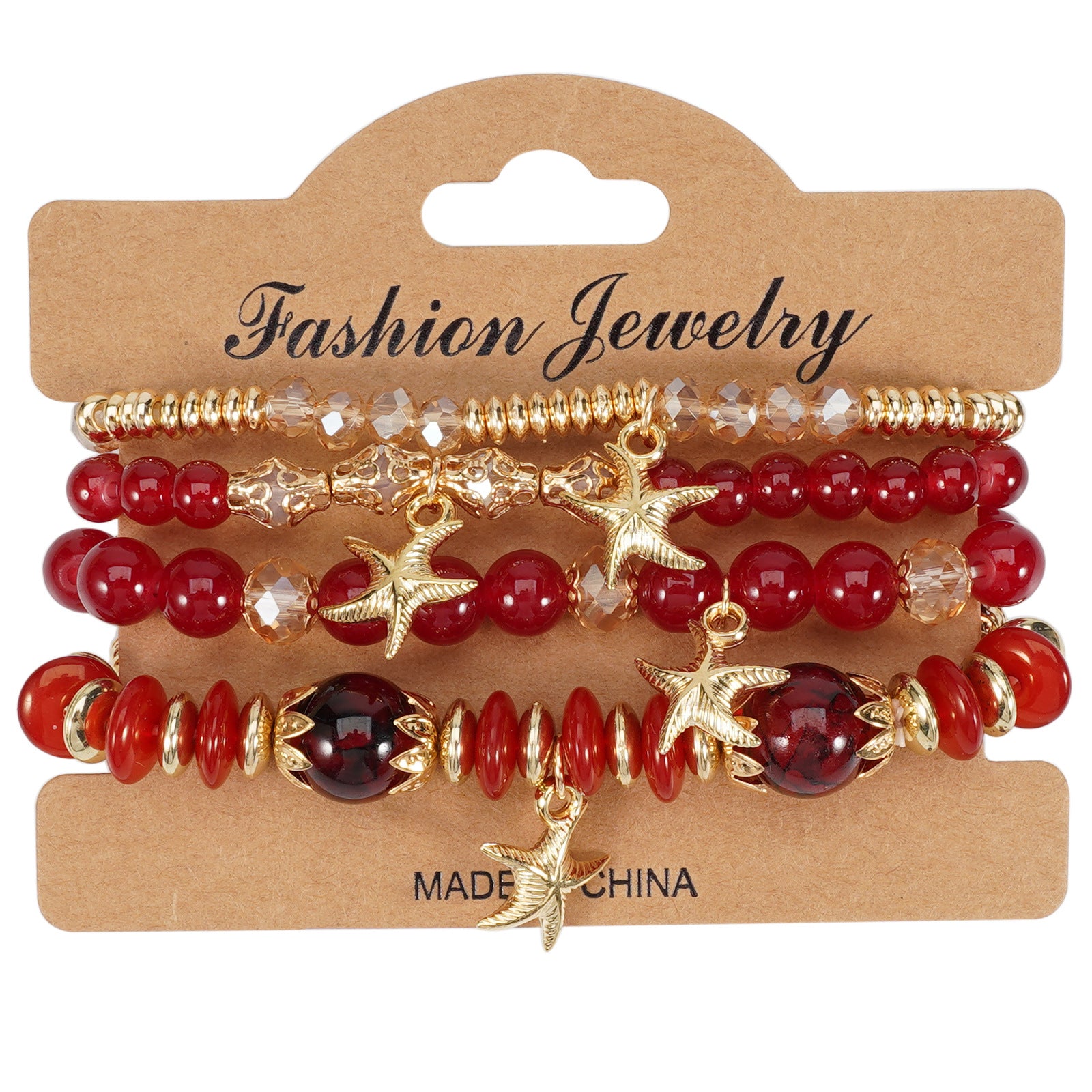 Boho Cross Beaded Crystal Necklace - product image 9