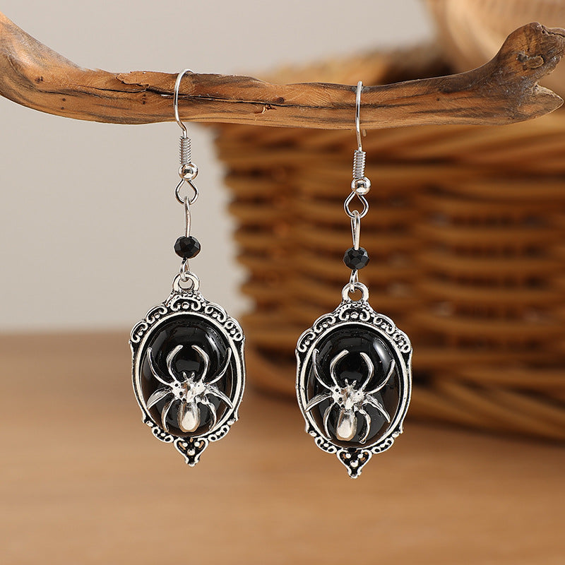 Vintage Cross Beaded Earrings - product image 3