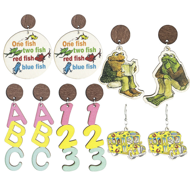Wood Earrings - product image 1