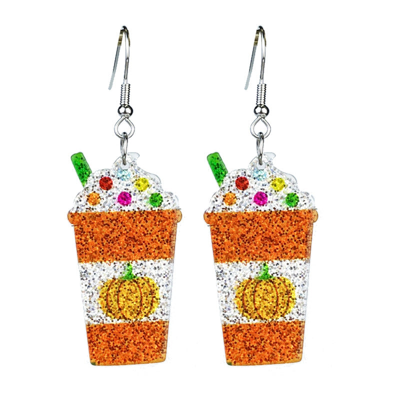 Floral Cross Earrings - product image 6