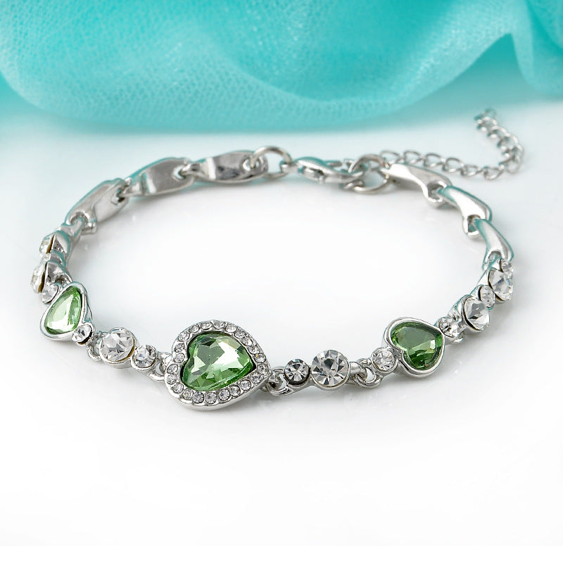 Heart Cross Crystal Bracelet - product image 6