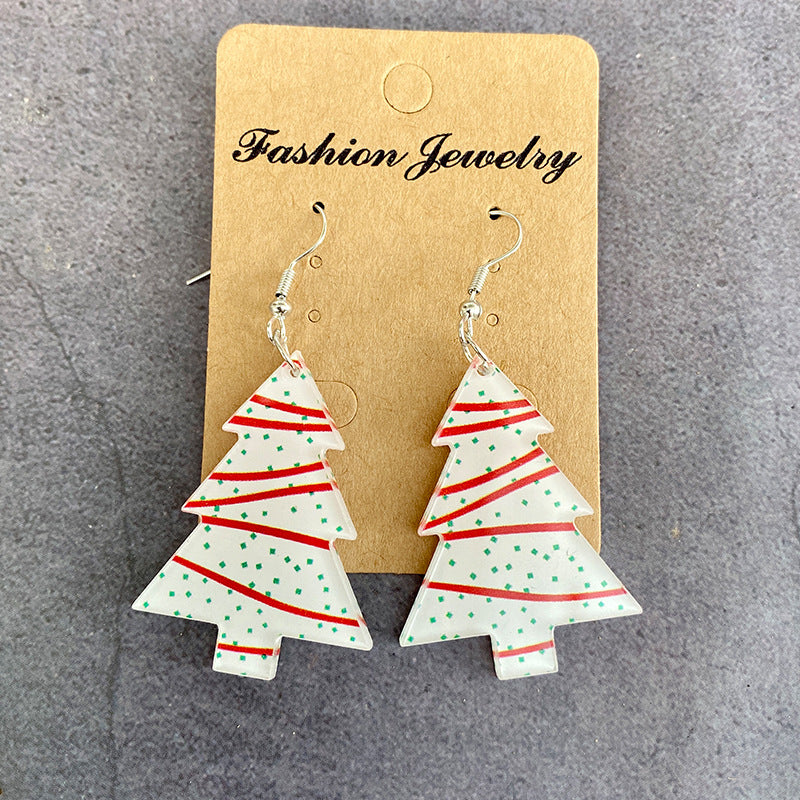 Cross Acrylic Earrings - product image 3
