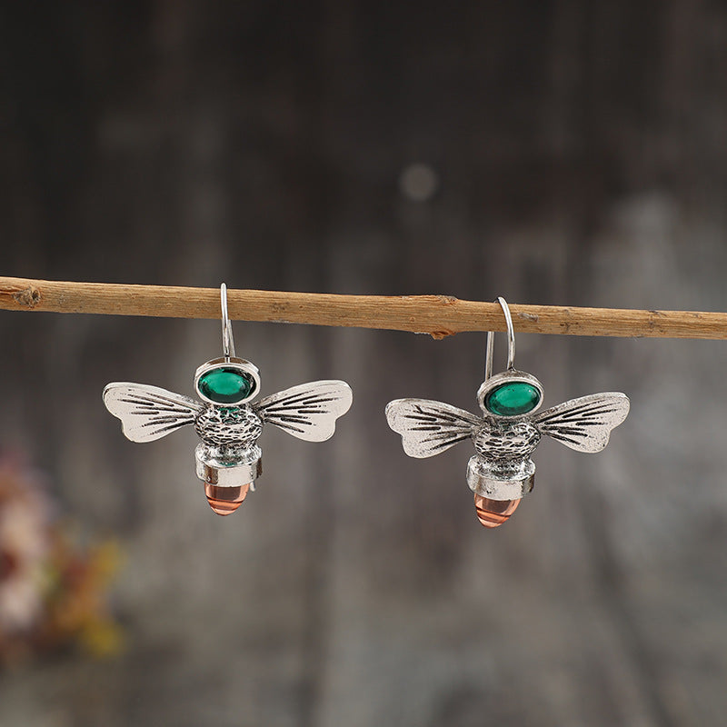 Vintage Cross Bee Earrings - product image 2