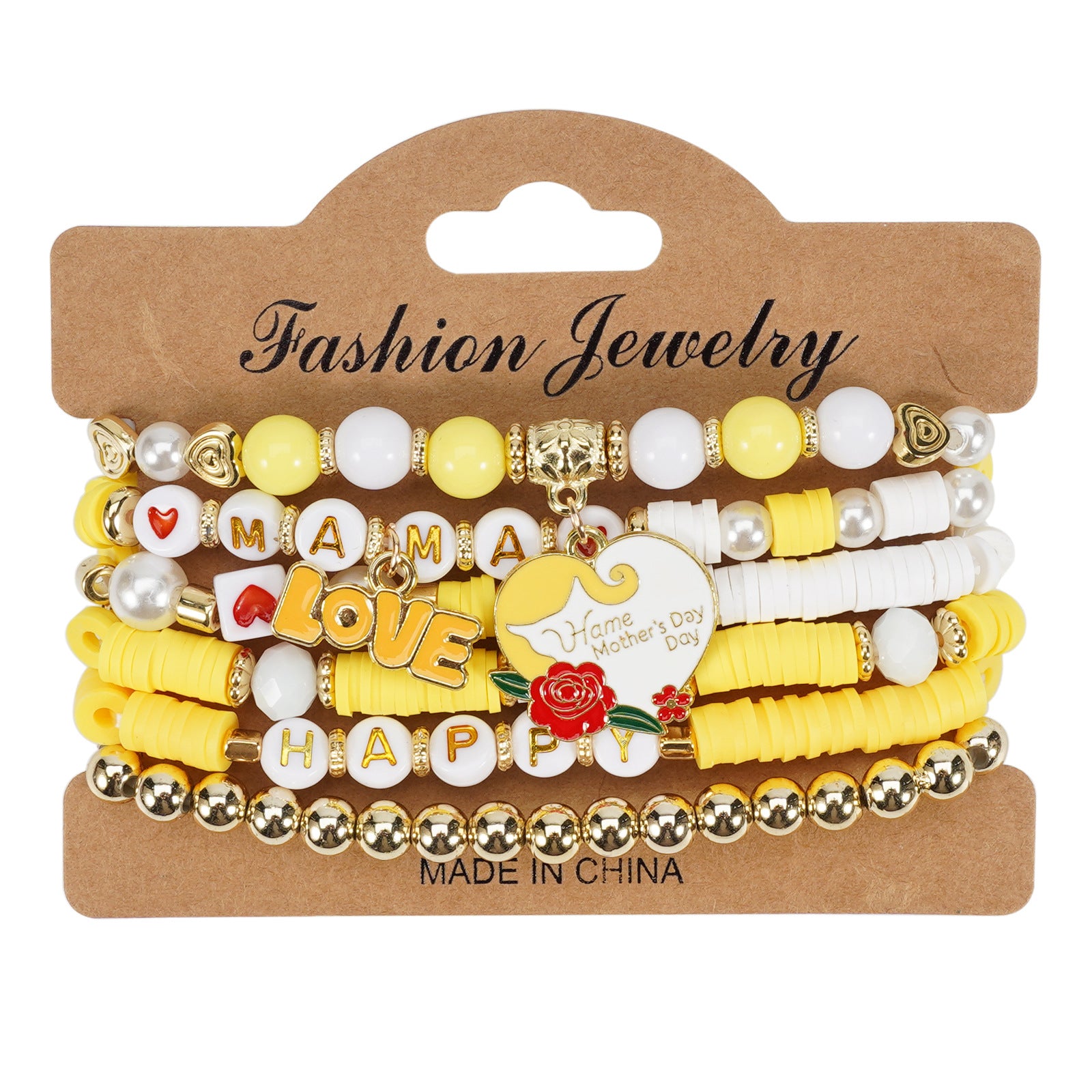 Floral Heart Beaded Bracelet - product image 6