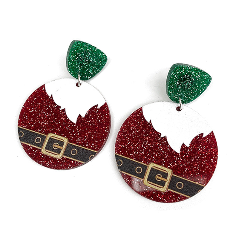 Vintage Cross Acrylic Earrings - product image 2
