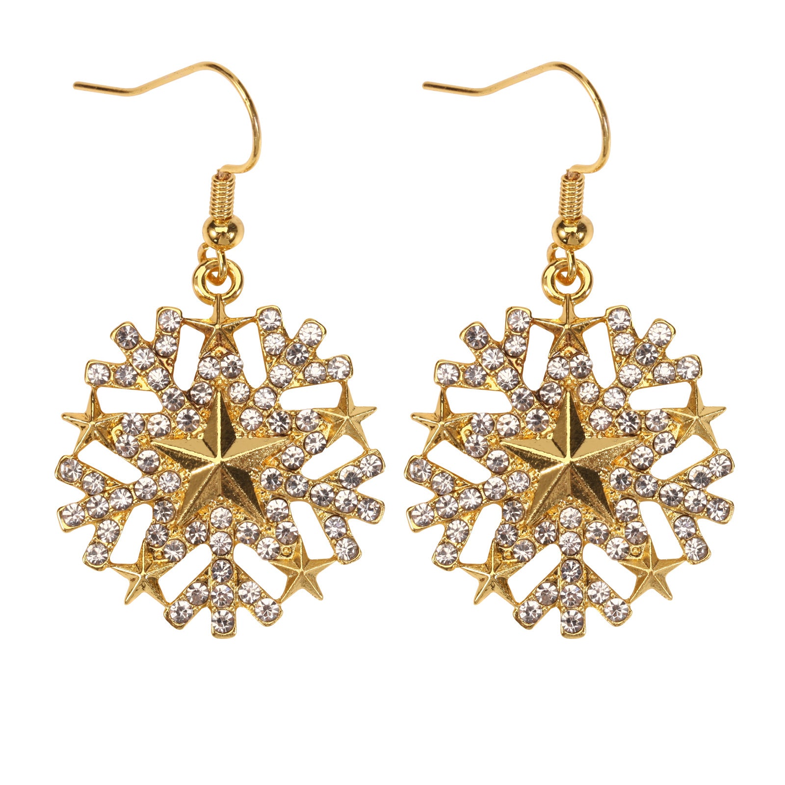 Christmas Earrings - Snowflake - Candy Cane - Reindeer Antler Party Earrings - product image 5