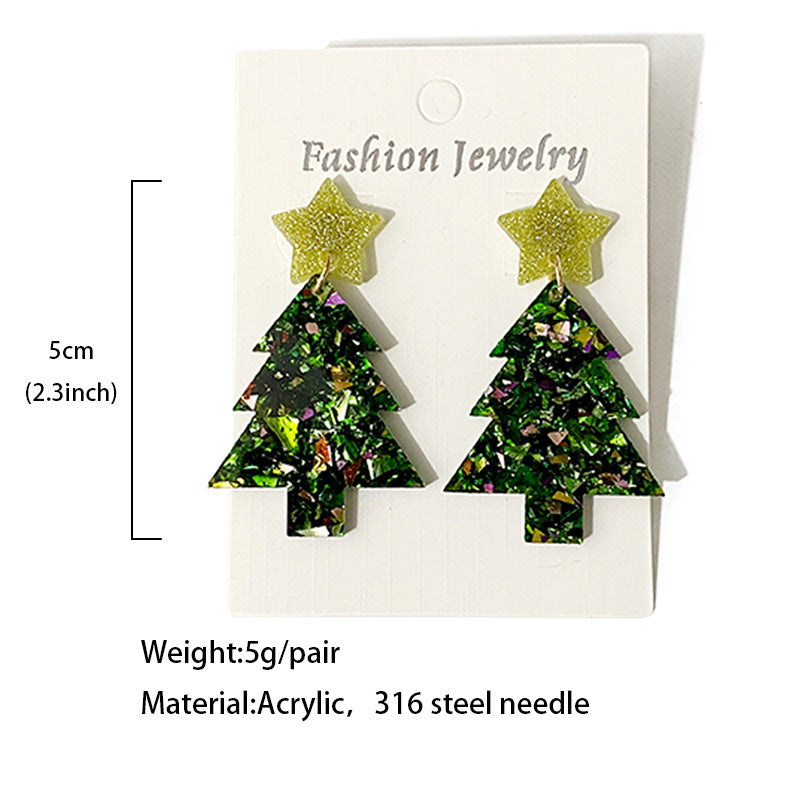 Cross Acrylic Earrings - product image 4