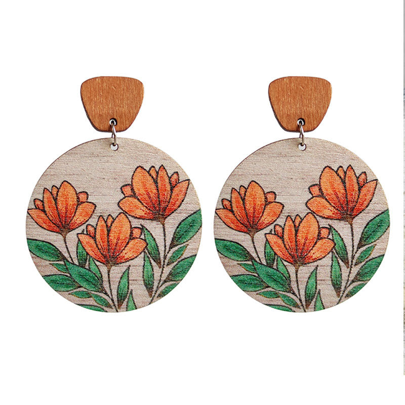Boho Floral Earrings - product image 2