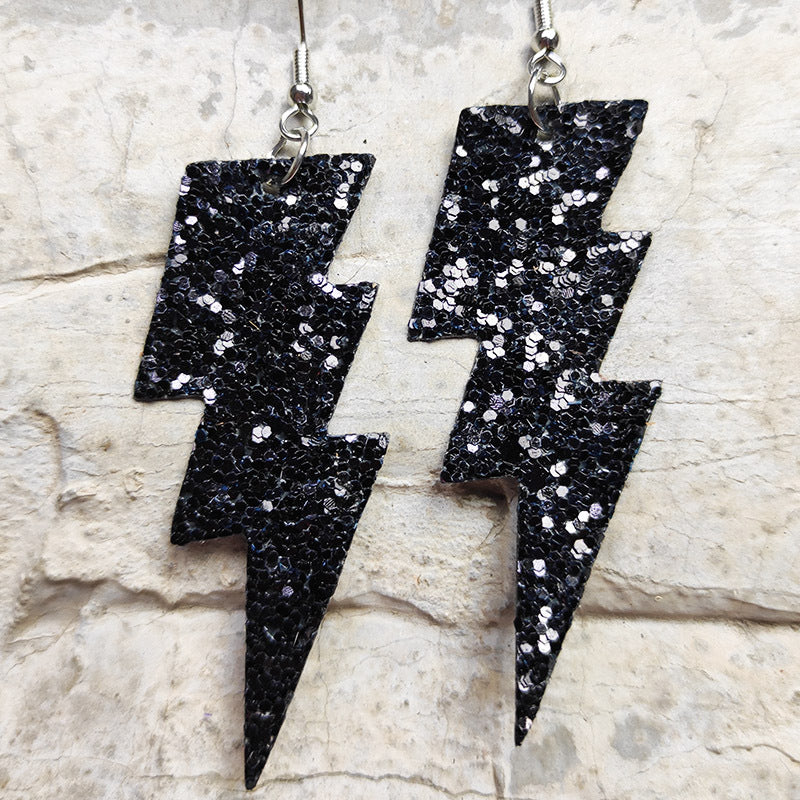 Statement Cross Leather Earrings - product image 15