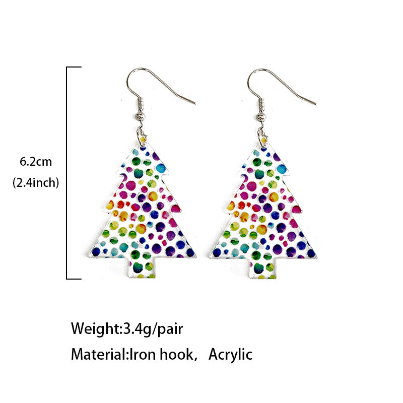 Cross Acrylic Earrings - product image 4