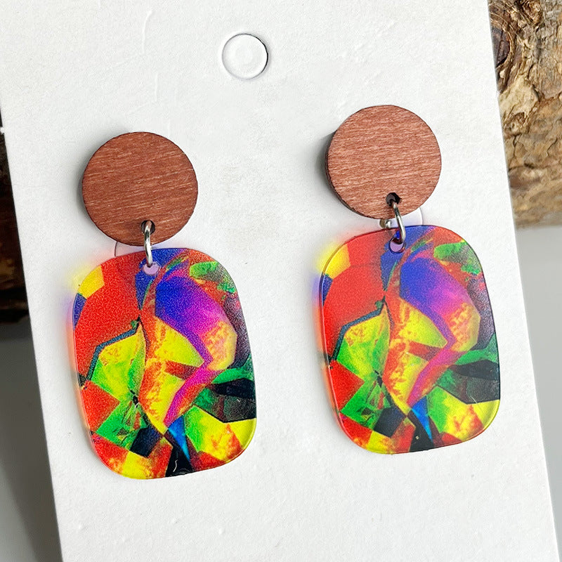 Heart Cross Acrylic Earrings - product image 10