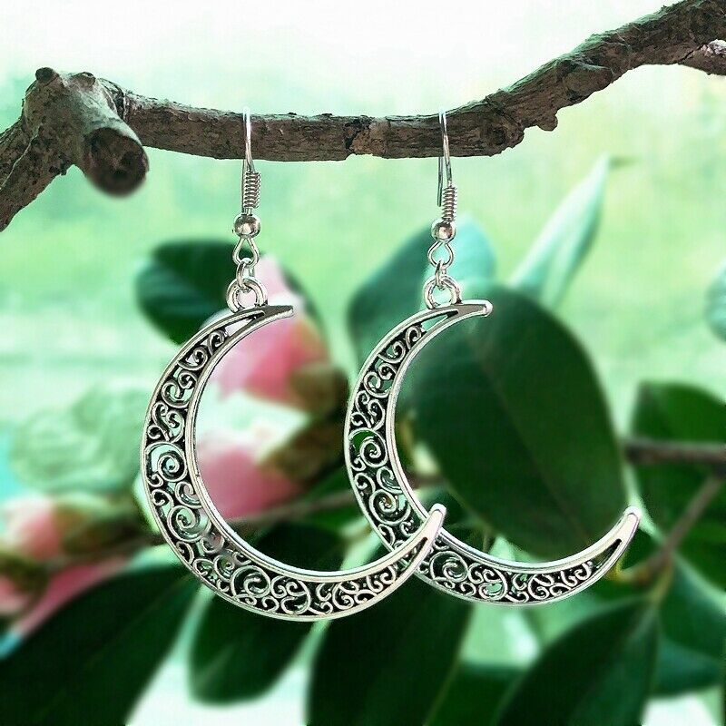 Vintage Moon Cross Earrings for Women - product image 4