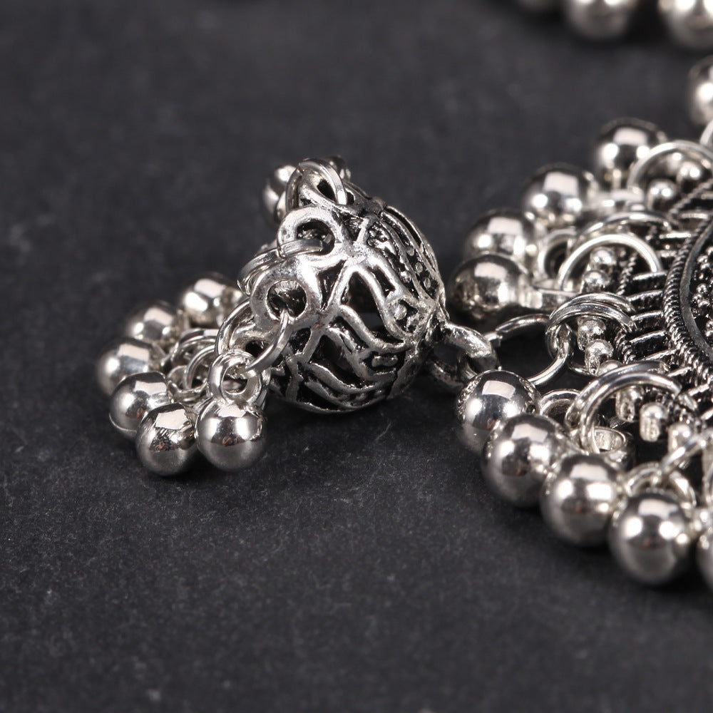 Vintage Statement Floral Moon Earrings - product image 13