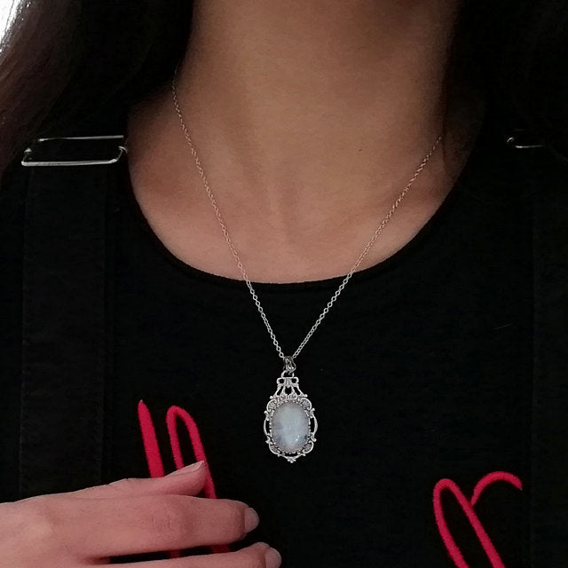 Vintage Moon Cross Necklace for Women - product image 2