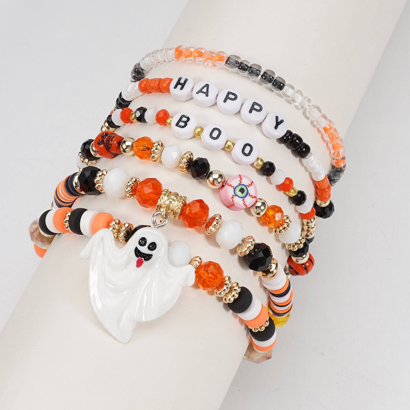 Cross Beaded Bracelet