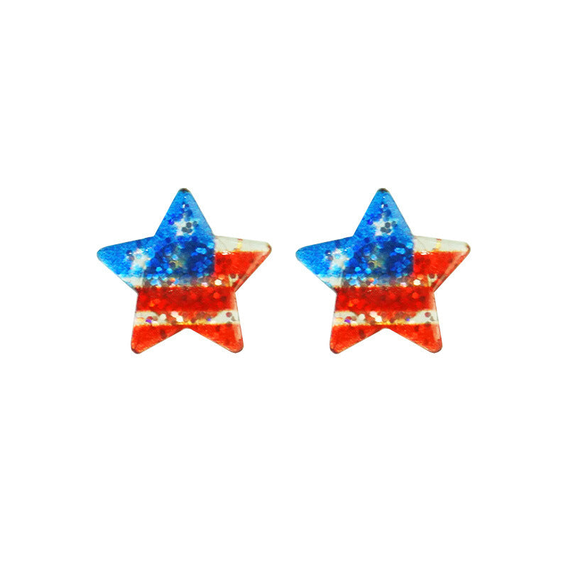 Supply Earrings for Independence Day - Small - Exquisite - Shiny - product image 21