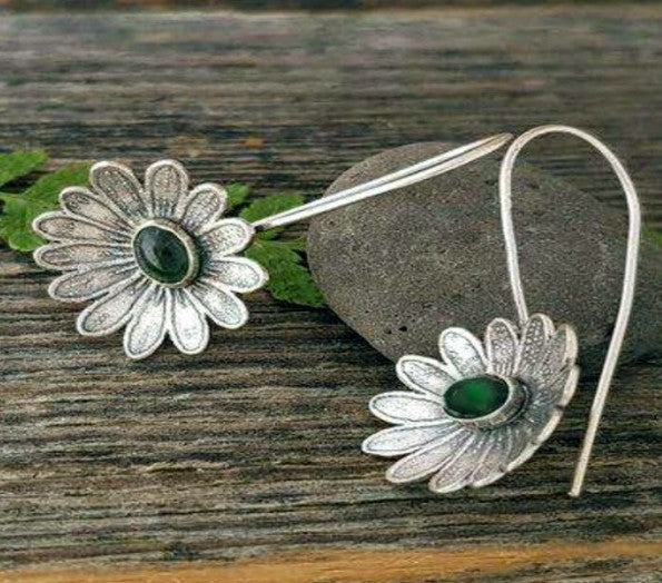 Earrings Inlaid with Sea Blue Topaz for Women Creative Rotating Water Drop - product image 54